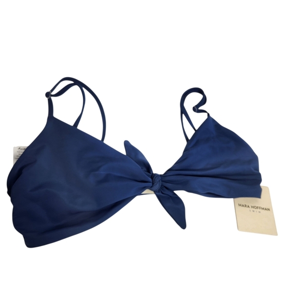 Mara Hoffman Carla Tie-Front Bikini Top - Picture 3 of 5